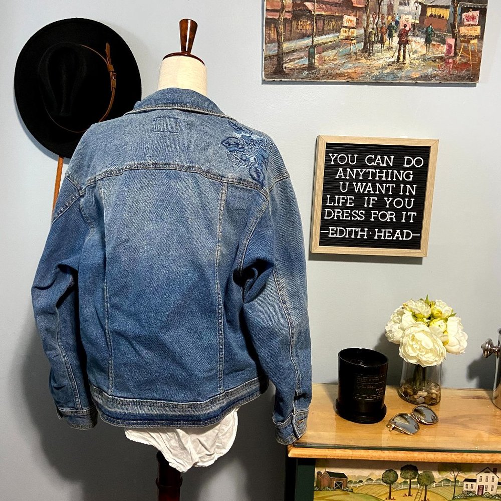 Embroidered Jean Jacket - Picture 2 of 4